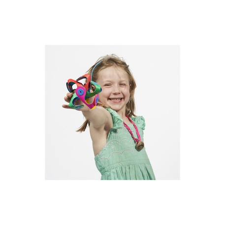 tiny & mighty clixo - jeu de construction magnetique, flexible, durable; imaginatif - 9 pieces - des 4 ans BLANC 2 - vertbaudet enfant 