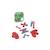 itsy pack (rose/turquoise) clixo - jeu de construction magnetique, flexible, durable et imaginatif – 18 pieces - des 4 ans ROSE 1 - vertbaudet enfant 