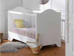 Chambre et rangement-Lit bébé évolutif  Occitane 70x140 - Blanc