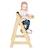 Plateau de Chaise Haute Sit Up Flex - ROBA - Bois Naturel - Installation et Nettoyage Facile - Rebords Élevés BEIGE 3 - vertbaudet enfant 