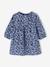 Robe à fleurs bébé fille en gaze de coton bleu jean 1 - vertbaudet enfant 