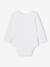 Lot 5 bodies manches longues BASICS bébé emmanchures US en coton bio lot blanc 7 - vertbaudet enfant 