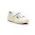 KICKERS Baskets basses Gody blanc Fille BLANC+BLEU 2 - vertbaudet enfant 