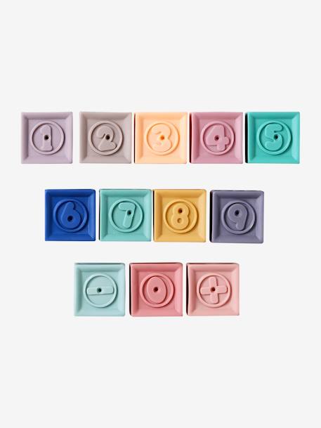 Lot de 12 cubes souples multicolore 5 - vertbaudet enfant 