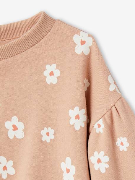 Sweat imprimé bébé en molleton blush+écru 3 - vertbaudet enfant 