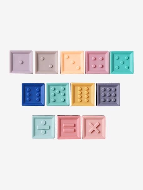 Lot de 12 cubes souples multicolore 6 - vertbaudet enfant 