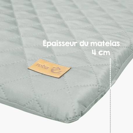 ROBA Matelas à Langer roba Style - 85 x 75 cm - Imperméable - Doux et Facile à Nettoyer - Vert Givré VERT 5 - vertbaudet enfant 