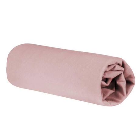 Drap Housse Bébé ROBA Lil Planet - 100% Coton Bio-Jersey - Rose ROSE 1 - vertbaudet enfant 