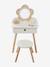 Coiffeuse cannage + accessoires en bois FSC® blanc+rose 5 - vertbaudet enfant 