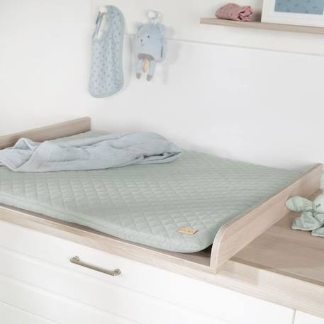 ROBA Matelas à Langer roba Style - 85 x 75 cm - Imperméable - Doux et Facile à Nettoyer - Vert Givré VERT 2 - vertbaudet enfant 