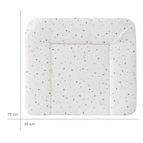 ROBA Matelas à Langer 'Sternenzauber' - 85x75 cm - Imprimé étoiles grises BLANC 3 - vertbaudet enfant 