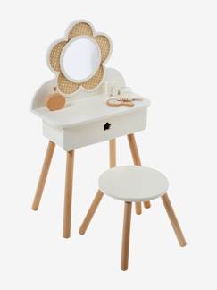 Coiffeuse cannage + accessoires en bois FSC®  - vertbaudet enfant