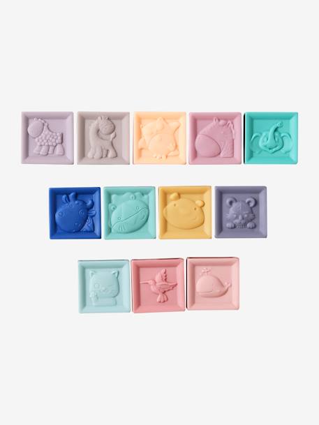 Lot de 12 cubes souples multicolore 7 - vertbaudet enfant 