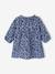 Robe à fleurs bébé fille en gaze de coton bleu jean 2 - vertbaudet enfant 