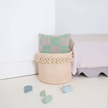 Panier de rangement corde de coton LOUNA ROSE 4 - vertbaudet enfant 