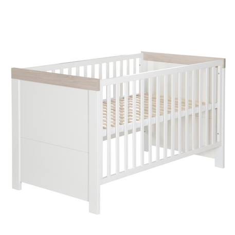 Chambre Bébé Complète ROBA - Lucy - Lit 70x140 cm - Commode à Langer - Armoire BLANC 2 - vertbaudet enfant 