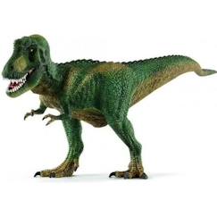 Jouet-Jeux d'imagination-Figurine Tyrannosaure Rex vert, avec détails réalistes, pour enfants dès 4 ans, SCHLEICH 14587 Dinosaurs