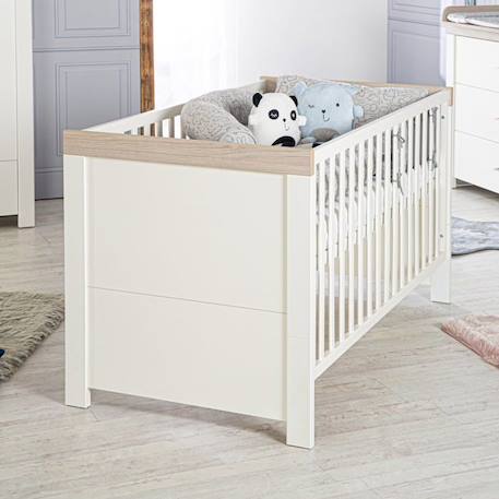 Chambre Bébé Complète ROBA - Lucy - Lit 70x140 cm - Commode à Langer - Armoire BLANC 6 - vertbaudet enfant 