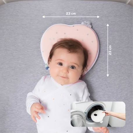 Babymoov Support de tête ergonomique Lovenest Original, Pinky ROSE 4 - vertbaudet enfant 