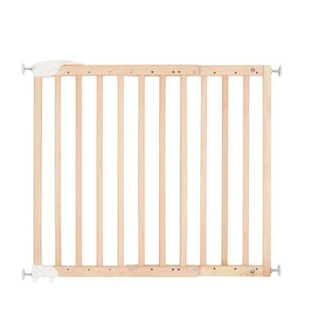 Badabulle Barrière de Sécurité Deco Pop - Barrière Extensible pour Ouverture de 63 à 106cm - Fixation Vis, Bois Naturel MARRON 1 - vertbaudet enfant 