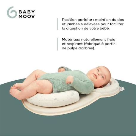 BABYMOOV Réducteur pour nouveau-né Cosydream, support morphologique, tissu thermo-régulant, fresh écru BEIGE 5 - vertbaudet enfant 