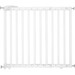 Puériculture-Barrières, sécurité domestique-Badabulle Barrière de Sécurité Deco Pop - Barrière Extensible pour Ouverture de 63 à 106cm - Fixation Vis, Blanc