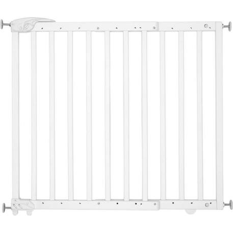 Badabulle Barrière de Sécurité Deco Pop - Barrière Extensible pour Ouverture de 63 à 106cm - Fixation Vis, Blanc BLANC 1 - vertbaudet enfant 