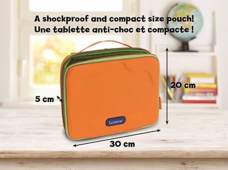 Sacoche de Protection pour Tablettes LEXIBOOK - Compatible avec toutes dimensions de Tablettes - Orange ORANGE 3 - vertbaudet enfant 