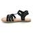 KICKERS Sandales Diamanto noir NOIR 4 - vertbaudet enfant 