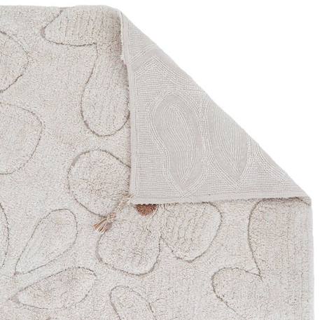 Tapis chambre enfant coton lavable motif fleurs - NATTIOT - Gentle Flora BEIGE 4 - vertbaudet enfant 