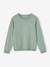 Pull BASICS personnalisable fille abricot+jaune pastel+marine+moutarde+rose bonbon+vert de gris 22 - vertbaudet enfant 