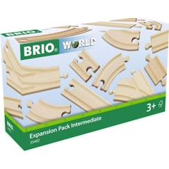 Coffret Evolution Intermédiaire 16 Rails - BRIO - 33402 - Circuit de train en bois pour enfant dès 3 ans  - vertbaudet enfant