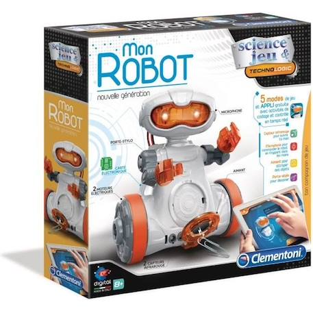 Clementoni - Science & Jeu - Mon Robot - Nouvelle génération ORANGE 1 - vertbaudet enfant 