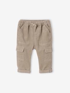 -Pantalon en velours style battle bébé