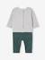 Ensemble T-shirt + pantalon molleton bébé personnalisable caramel+vert sapin 11 - vertbaudet enfant 