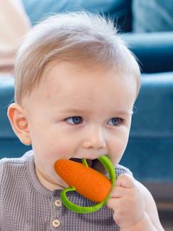 Jouet-Premier âge-Premières manipulations-Anneau de dentition silicone carotte INFANTINO