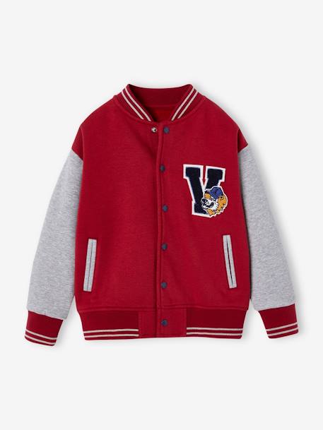 Sweat style teddy en molleton garçon badge en bouclettes. marine+noisette+rouge+vert sapin 11 - vertbaudet enfant 