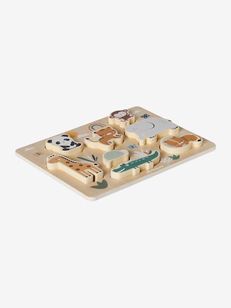 Puzzle chunky Jungle en bois FSC® Tanzanie 2 - vertbaudet enfant 