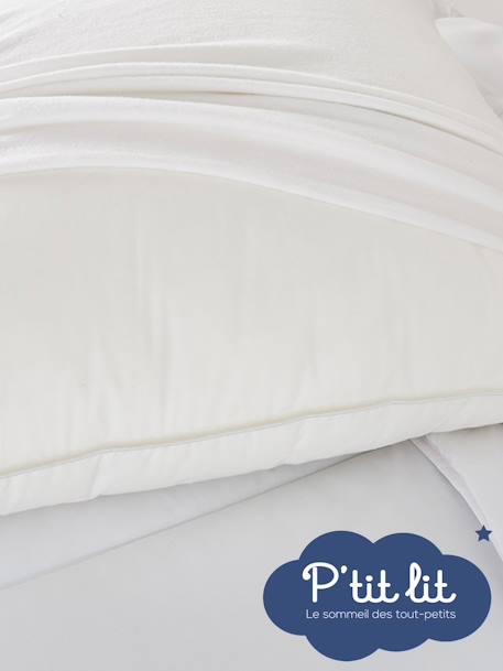 Sous taie d’oreiller imperméable peut bouillir 90°C blanc 2 - vertbaudet enfant 