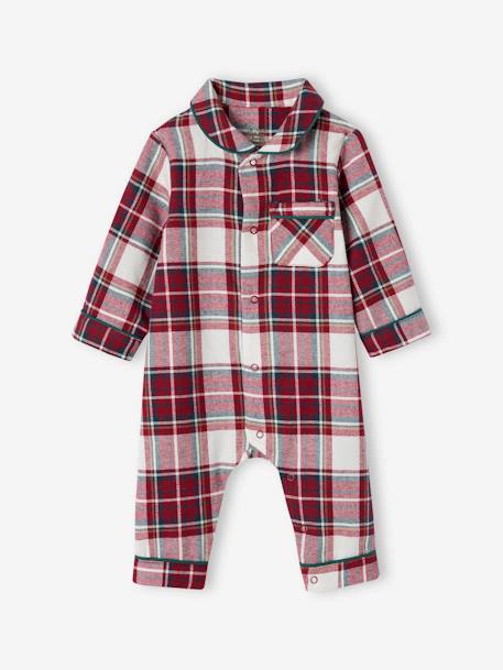 Pyjama de Noël à carreaux bébé capsule famille carreaux rouge 3 - vertbaudet enfant 