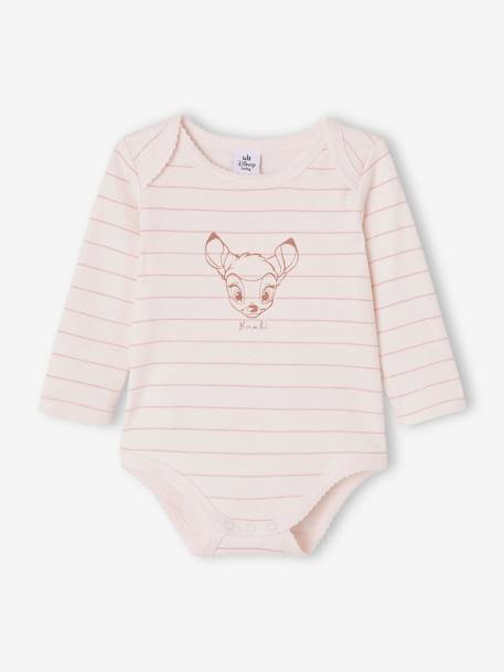 Lot de 2 bodies Disney® Bambi bébé rose 2 - vertbaudet enfant 