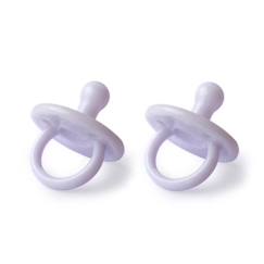 Puériculture-Filibabba - Lot de 2 sucettes en silicone - 0 - 36m - Lilas