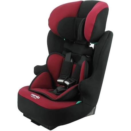 Siège auto ceinturé NANIA RACE I 76-140 cm R129 – de 3 à 10 ans – Têtière régable - Base inclinable - Rouge - Fabrication Française ROUGE 2 - vertbaudet enfant 