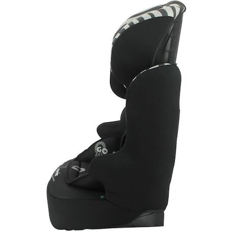 Siège auto ceinturé NANIA RACE I 76-140 cm R129 – de 3 à 10 ans – Têtière régable - Base inclinable - Noir - Fabrication Française NOIR 3 - vertbaudet enfant 