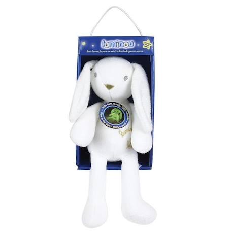 LIMINOU Peluche lumineuse lapin +/- 30 cm BLANC 5 - vertbaudet enfant 