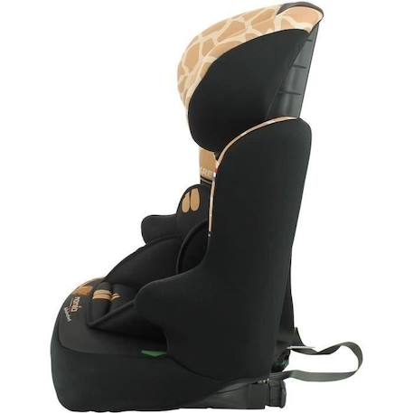 Siège auto isofix NANIA RACE I FIX 76-140 cm R129 –de 3 à 10 ans– Têtière réglable - Base inclinable - Marron -Fabrication MARRON 3 - vertbaudet enfant 