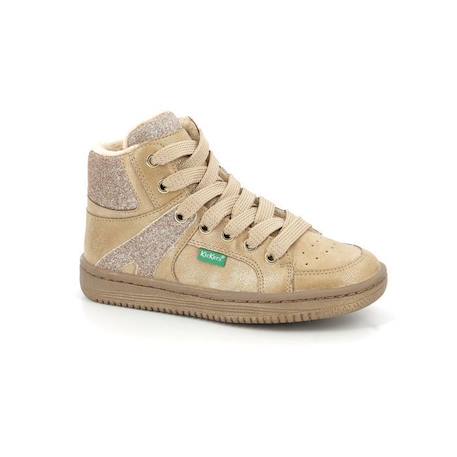 KICKERS Baskets hautes Lowell beige BEIGE 2 - vertbaudet enfant 