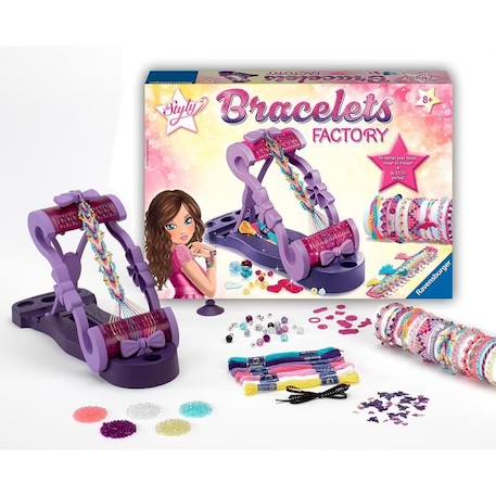 Métier à tisser bracelets - Ravensburger - Loisir créatif enfant - Coffret Complet DIY - Dès 8 ans BLANC 2 - vertbaudet enfant 