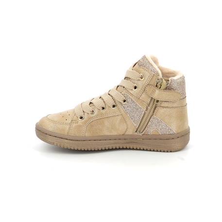 KICKERS Baskets hautes Lowell beige BEIGE 4 - vertbaudet enfant 