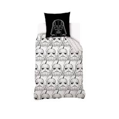 STAR WARS - Housse de couette Star Wars légion de troopers 140x200 cm + 1 Taie d'oreiller 63x63 cm - 100% Coton - Blanc  - vertbaudet enfant